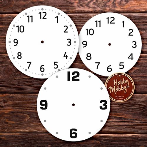 طرح ساعت دیواری با صفحه برش لیزری - laser cut dials wall clock faces - برای دستگاه CNC چوب و لیزر (سی ان سی)