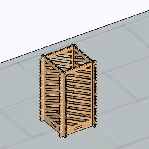 طرح laser-cut-distinguished-pencil-holder-box-3mm-ve