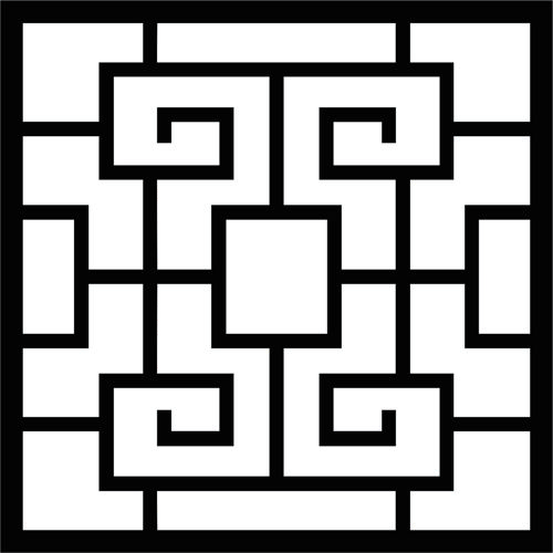 طرح برش لیزری جداکننده یکپارچه گل شبکه استنسیل الگو - laser cut divider seamless floral lattice stencil pattern - برای دستگاه CNC چوب و لیزر (سی ان سی)