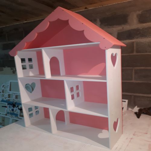 طرح قالب خانه عروسکی برش لیزری - laser cut dollhouse template - برای دستگاه CNC چوب و لیزر (سی ان سی)