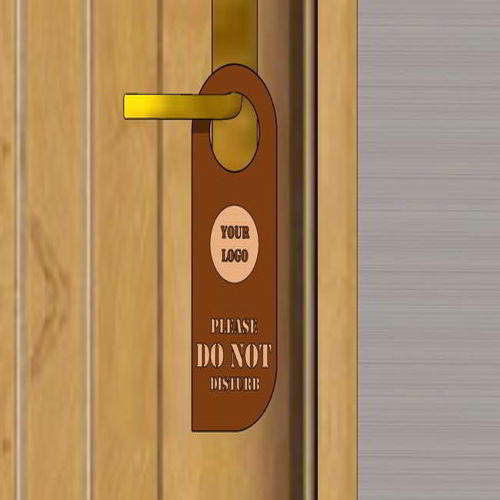 طرح تابلوی آویز مزاحم برش لیزری درب - laser cut door do not disturb hanging sign ve - برای دستگاه CNC چوب و لیزر (سی ان سی)