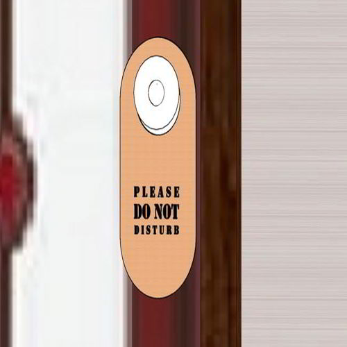 طرح تابلوی درب برش لیزری مزاحمت ایستگاه - laser cut door sign do not disturb ve - برای دستگاه CNC چوب و لیزر (سی ان سی)