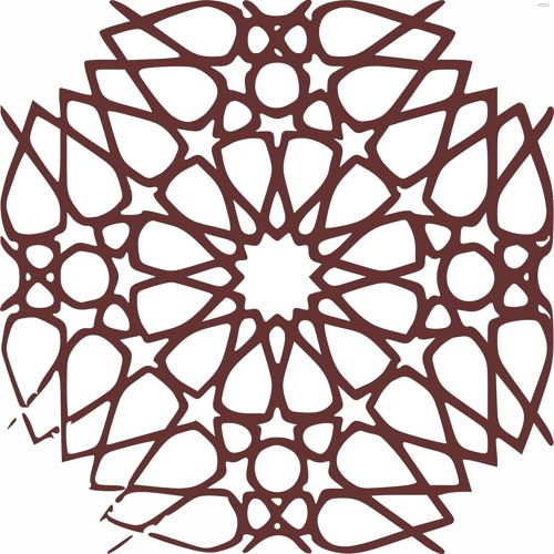 طرح برش لیزری اتاق نقاشی جلی جداکننده الگوی درز - laser cut drawing room jali separator seamless pattern - برای دستگاه CNC چوب و لیزر (سی ان سی)