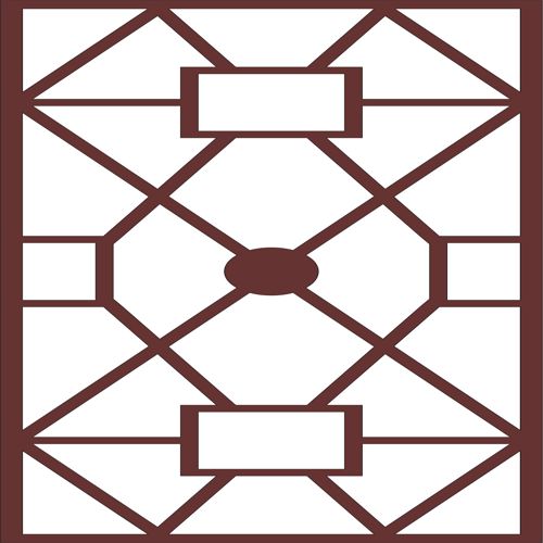 طرح برش لیزری اتاق نقاشی شبکه گل درز - laser cut drawing room lattice floral seamless - برای دستگاه CNC چوب و لیزر (سی ان سی)