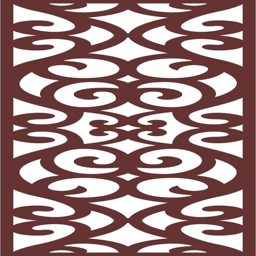 طرح برش لیزری اتاق نقاشی شبکه پانل درز - laser cut drawing room lattice seamless panel - برای دستگاه CNC چوب و لیزر (سی ان سی)