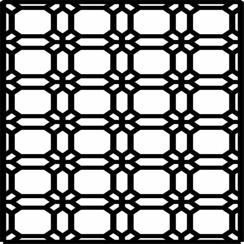 طرح برش لیزری اتاق نقاشی شبکه جداکننده پانل درز - laser cut drawing room lattice separator seamless panel - برای دستگاه CNC چوب و لیزر (سی ان سی)