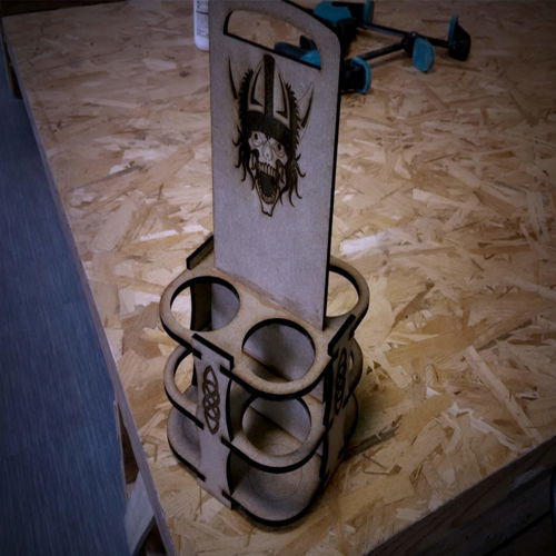 طرح برش لیزری کادی نوشیدنی حامل وسیله ( ) - laser cut drink caddy drink carrier ve - برای دستگاه CNC چوب و لیزر (سی ان سی)