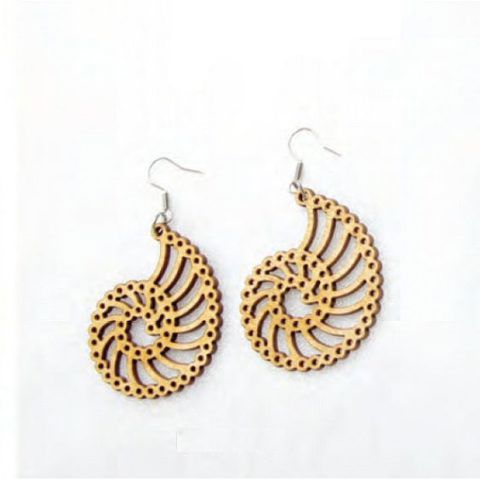 طرح گوشواره برش لیزری جواهرات طراحی قالب - laser cut earrings jewelry design template - برای دستگاه CNC چوب و لیزر (سی ان سی)