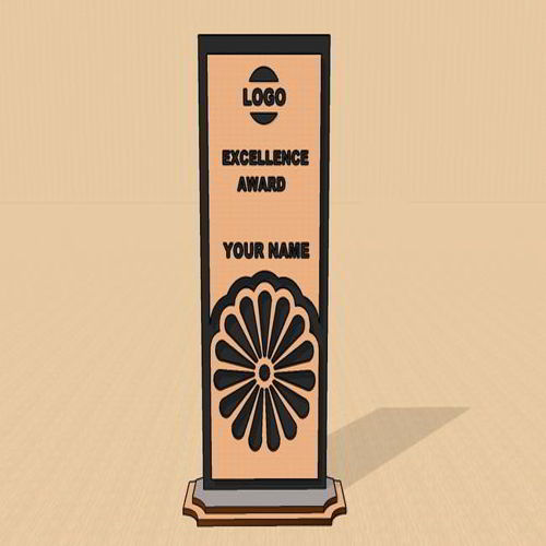طرح برش لیزری زیبا جوایز جایزه طراحی - laser cut elegant awards trophy design ve - برای دستگاه CNC چوب و لیزر (سی ان سی)