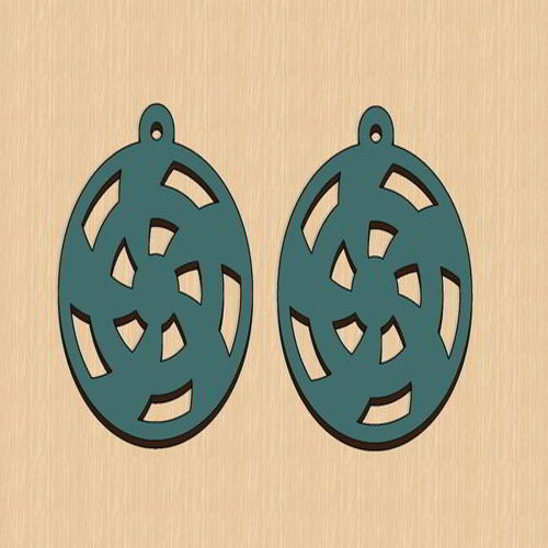 طرح گوشواره‌های برش خورده با لیزر روز ولنتاین - laser cut elegant earrings valentines day ve - برای دستگاه CNC چوب و لیزر (سی ان سی)