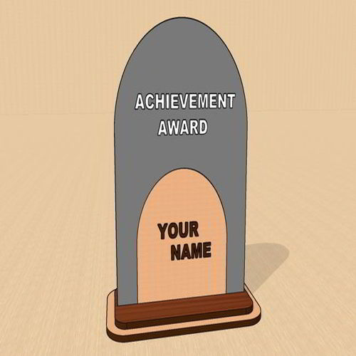 طرح برش لیزری زیبا جایزه جوایز - laser cut elegant trophy awards ve - برای دستگاه CNC چوب و لیزر (سی ان سی)