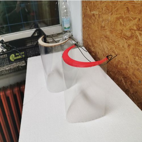 طرح محافظ صورت برش لیزری نیاز به تعمیر - laser cut face shield - برای دستگاه CNC چوب و لیزر (سی ان سی)