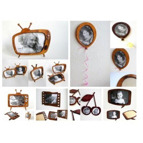 طرح قالب‌های قاب عکس فانتزی برش لیزری - laser cut fancy photo frame templates ve - برای دستگاه CNC چوب و لیزر (سی ان سی)