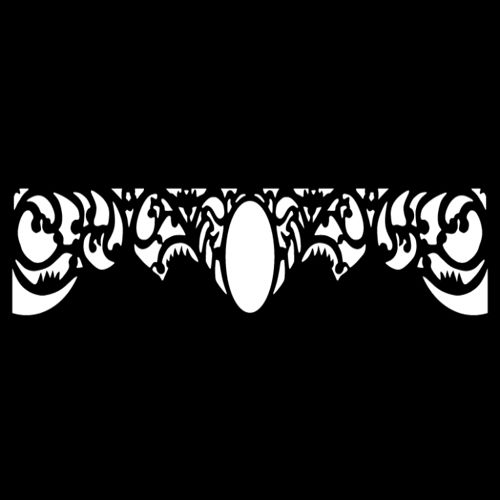 طرح گل حاشیه برش لیزری - laser cut floral border design 38 - برای دستگاه CNC چوب و لیزر (سی ان سی)
