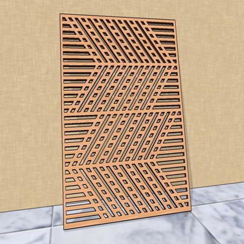 طرح پانل دیواری گلدار برش لیزری گل گیاهی - laser cut floral grill wall panel ve - برای دستگاه CNC چوب و لیزر (سی ان سی)