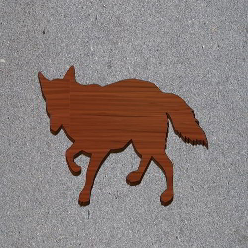 طرح برش لیزری روباه دوبعدی شکل - laser cut fox 2d shape - برای دستگاه CNC چوب و لیزر (سی ان سی)