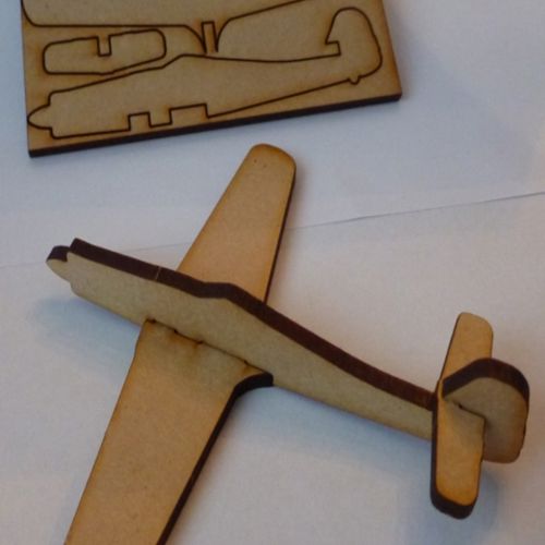 طرح lasercut fw 90d focke wulf fighter aircraft - lasercut fw190d focke wulf fighter aircraft - برای دستگاه CNC چوب و لیزر (سی ان سی)