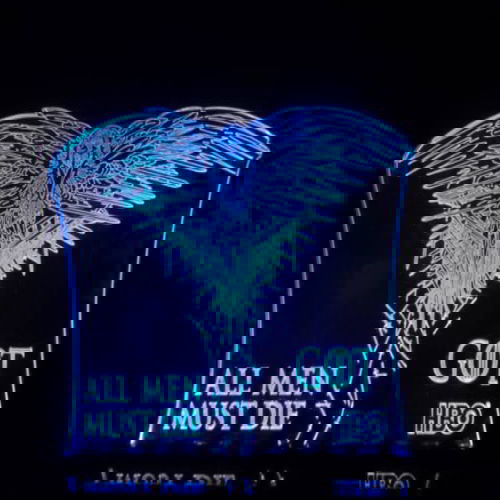 طرح برش لیزری بازی تاج و تاج و اکریلیک سه بعدی لامپ - laser cut game of thrones acrylic 3d lamp ve - برای دستگاه CNC چوب و لیزر (سی ان سی)