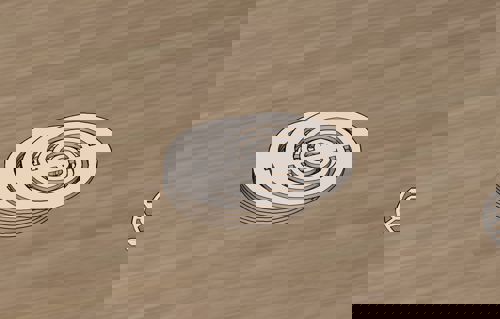 طرح زیرلیوانی چوبی توخالی هندسی برش لیزری دکوراسیون مهمانی کریسمس - laser cut geometric hollow wooden coaster christmas party decor - برای دستگاه CNC چوب و لیزر (سی ان سی)