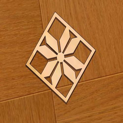 طرح زیرلیوانی‌های هندسی مربعی برش لیزری چوب - laser cut geometric square coasters wood - برای دستگاه CNC چوب و لیزر (سی ان سی)