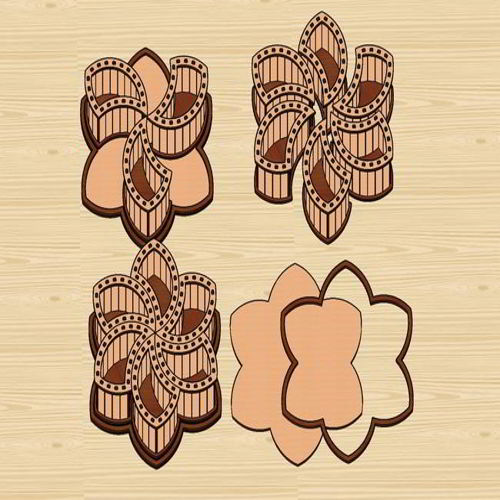 طرح سبد هدیه برش لیزری سینی میوه خشک - laser cut gift basket dry fruit tray ve - برای دستگاه CNC چوب و لیزر (سی ان سی)