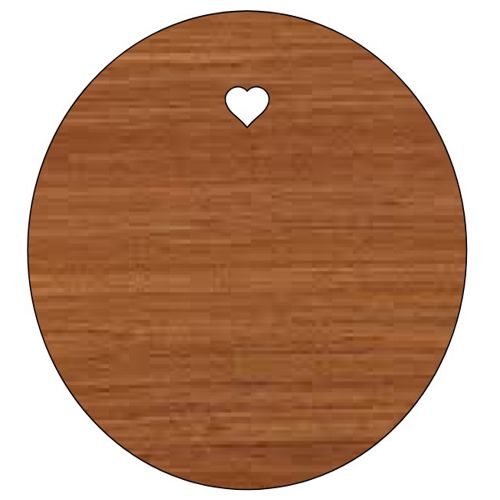 طرح برچسب هدیه برش لیزری شکل گرد چوبی برش - laser cut gift tag round shape wooden cutout ve - برای دستگاه CNC چوب و لیزر (سی ان سی)
