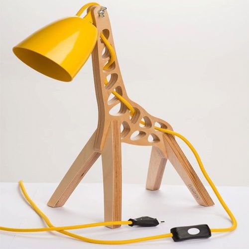 طرح قالب لامپ زرافه برش لیزری - laser cut giraffe lamp template ve - برای دستگاه CNC چوب و لیزر (سی ان سی)