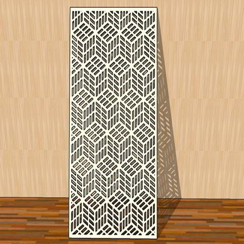 طرح برش لیزری گریل طرح هندسی الگوی - laser cut grill design geometrical pattern ve - برای دستگاه CNC چوب و لیزر (سی ان سی)
