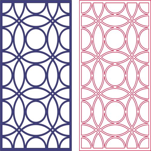 طرح الگوهای برش لیزری گریل ها درز طراحی - laser cut grilles patterns seamless design - برای دستگاه CNC چوب و لیزر (سی ان سی)