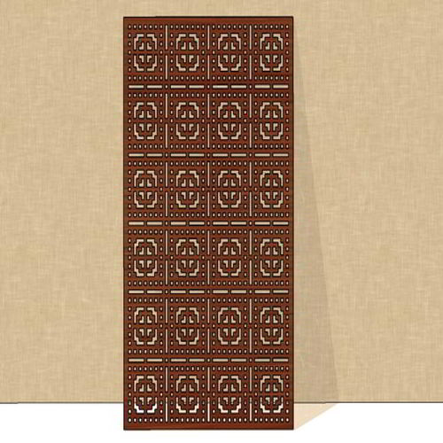 طرح برش لیزری گریل جالی صفحه - laser cut grill jali screen ve - برای دستگاه CNC چوب و لیزر (سی ان سی)