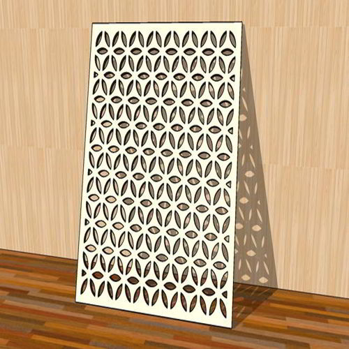 طرح پنل گریل برش لیزری انتزاعی الگوی هندسی شبکه تزئینات - laser cut grill panel abstract geometric pattern grid ornament ve - برای دستگاه CNC چوب و لیزر (سی ان سی)