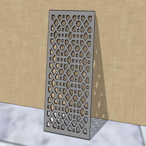 طرح الگوی برش گریل لیزری طراحی جلی پارتیشن داخلی لیزر - laser cut grill pattern jali design interior partition - برای دستگاه CNC چوب و لیزر (سی ان سی)
