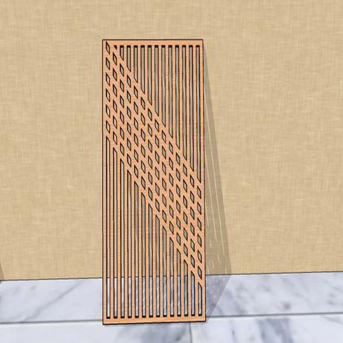 طرح برش لیزری گریل صفحه جداکننده اتاق - laser cut grill screen room divider - برای دستگاه CNC چوب و لیزر (سی ان سی)