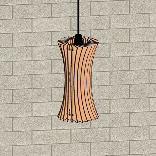 طرح چراغ سقفی آویز برش لیزری قاب - laser cut hanging pendant light ceiling ve - برای دستگاه CNC چوب و لیزر (سی ان سی)