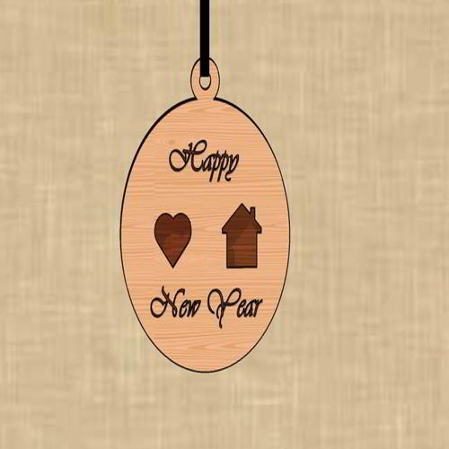 طرح برش لیزری سال نو مبارک در خانه قلب برچسب - laser cut happy new year home heart tag ve - برای دستگاه CNC چوب و لیزر (سی ان سی)