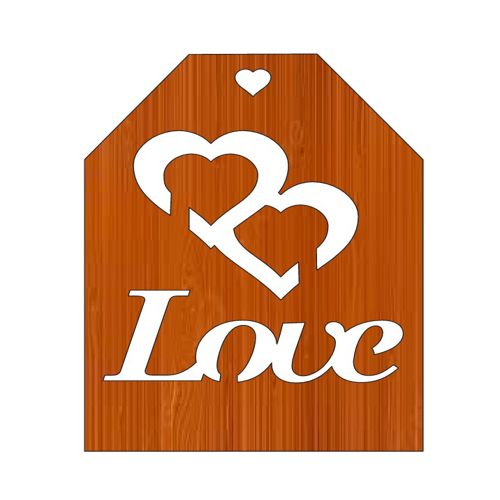 طرح برش لیزری روز ولنتاین مبارک زوج قلب چوبی برچسب هدیه - laser cut happy valentines day couple heart wooden gift tag ve - برای دستگاه CNC چوب و لیزر (سی ان سی)