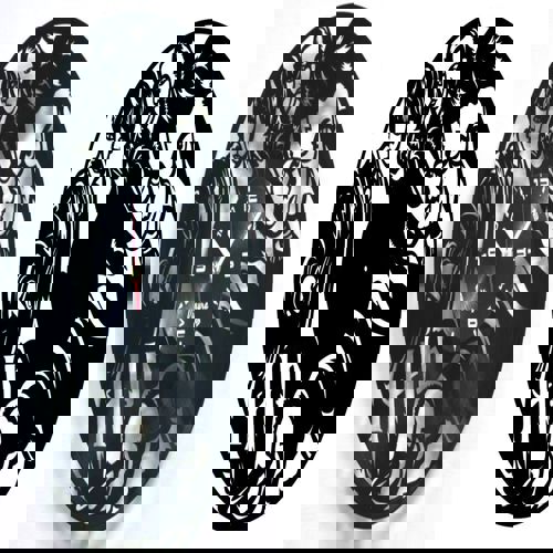 طرح ساعت صفحه وینیل برش لیزری هری پاتر جفت - laser cut harry potter vinyl record clock pair - برای دستگاه CNC چوب و لیزر (سی ان سی)