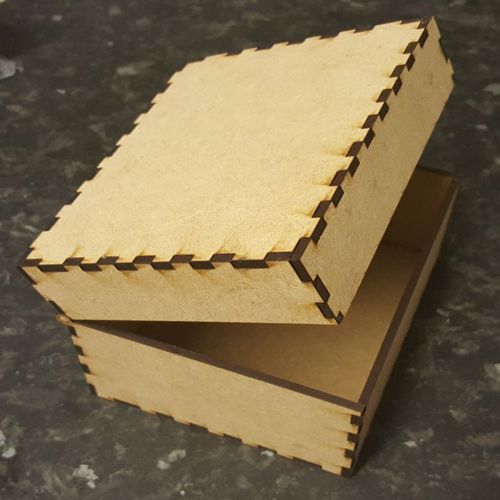 طرح جعبه لولا برش لیزری میلی متری - laser cut hinged box 3mm - برای دستگاه CNC چوب و لیزر (سی ان سی)