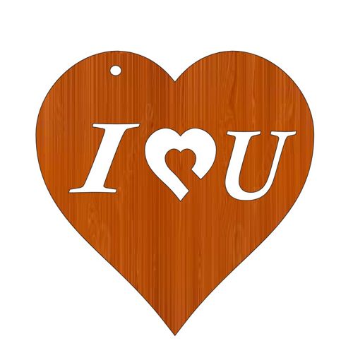 طرح برش لیزری دوستت دارم روز ولنتاین مبارک برچسب چوبی هدیه - laser cut i love you happy valentines day wooden gift tag ve - برای دستگاه CNC چوب و لیزر (سی ان سی)