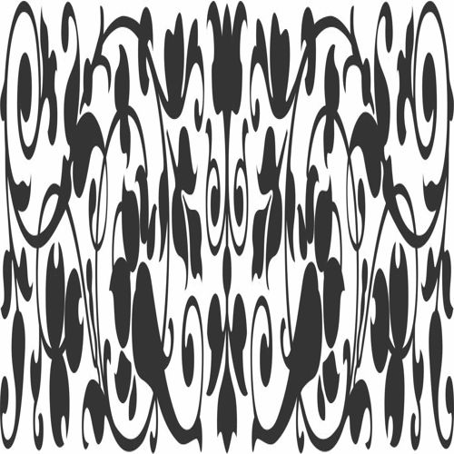 طرح برش لیزری جلی دکوراسیون حاشیه طراحی - laser cut jali decor border design ve - برای دستگاه CNC چوب و لیزر (سی ان سی)