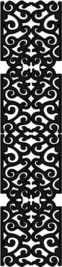 طرح برش لیزری جلی شکوفایی طرح گل - laser cut jali design flourishing floral design ve - برای دستگاه CNC چوب و لیزر (سی ان سی)