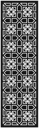 طرح برش لیزری جالی دکوراسیون صفحه الگوی - laser cut jali design grill decoration screen pattern ve - برای دستگاه CNC چوب و لیزر (سی ان سی)