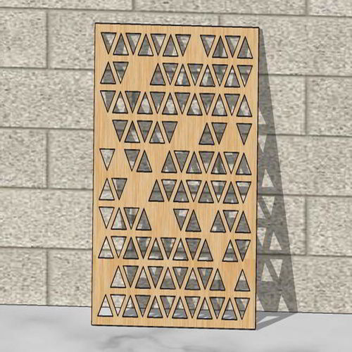 طرح پانل‌های طرح جلی برش لیزری با الگوی هندسی انتزاعی الگوی - laser cut jali design panels with abstract geometric pattern - برای دستگاه CNC چوب و لیزر (سی ان سی)