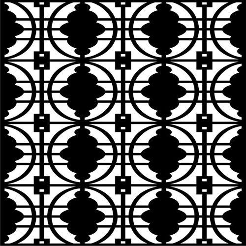 طرح برش لیزری جلی الهام گرفته از صفحه نمایش الگوی - laser cut jali inspired screen pattern ve - برای دستگاه CNC چوب و لیزر (سی ان سی)