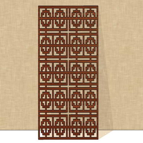 طرح برش لیزری جالی صفحه گریل طراحی - laser cut jali screen grill design ve - برای دستگاه CNC چوب و لیزر (سی ان سی)