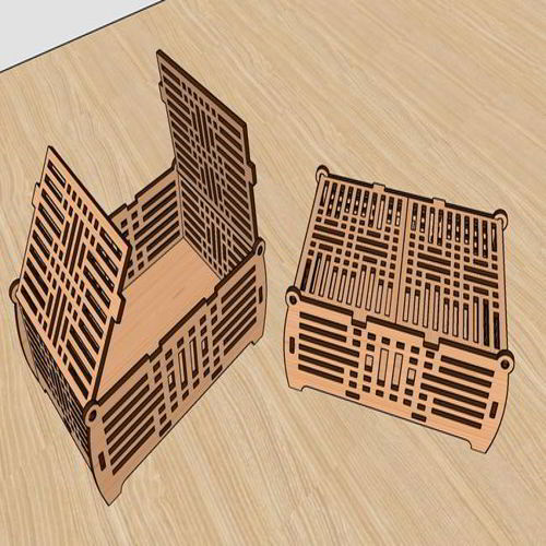 طرح جعبه جواهرات برش لیزری، جعبه هدیه کریسمس، طرح جعبه شکلات، - laser cut jewelry box christmas gift box design chocolate box ve - برای دستگاه CNC چوب و لیزر (سی ان سی)
