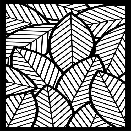 طرح برگ برش لیزری طرح برش جالی الگو صفحه - laser cut leaf design jali cutting pattern screen ve - برای دستگاه CNC چوب و لیزر (سی ان سی)