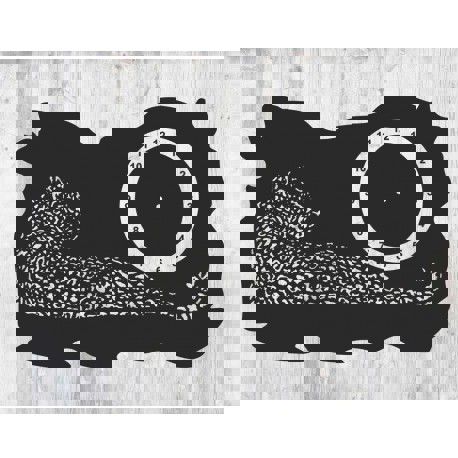 طرح قالب ساعت پلنگی برش لیزری - laser cut leopard clock template ve - برای دستگاه CNC چوب و لیزر (سی ان سی)