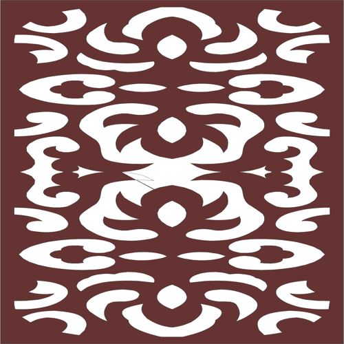طرح برش لیزری اتاق نشیمن جلی گلدار طرح - laser cut living room jali floral seamless design - برای دستگاه CNC چوب و لیزر (سی ان سی)