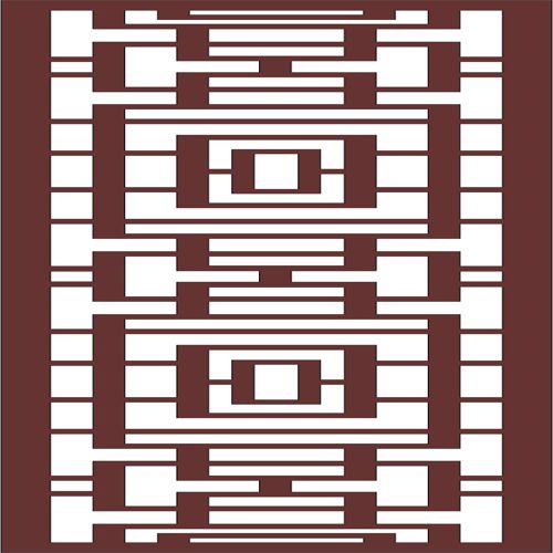 طرح برش لیزری اتاق نشیمن شبکه‌ای گلدار الگوی پارچه - laser cut living room lattice floral seamless pattern - برای دستگاه CNC چوب و لیزر (سی ان سی)